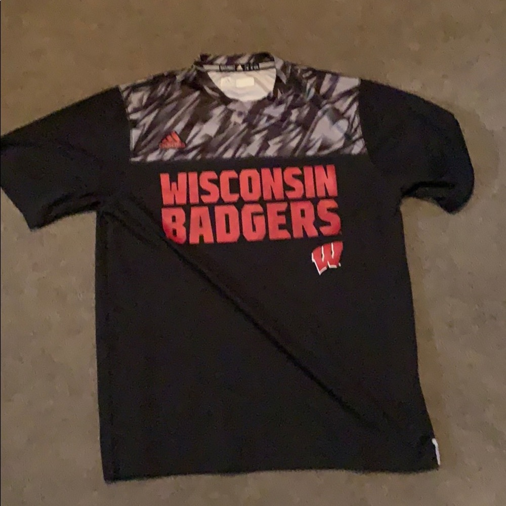 Wisconsin Badgers Adidas Shirt